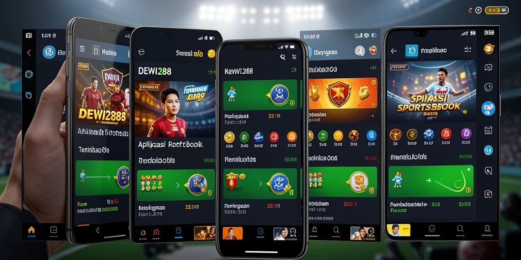 Screenshot gameplay DEWI288 yang menampilkan taruhan olahraga.