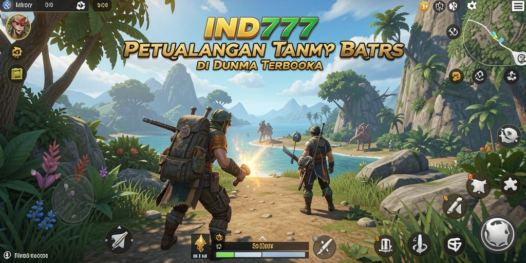 Screenshot IND777 menampilkan petualangan seru dalam dunia terbuka.