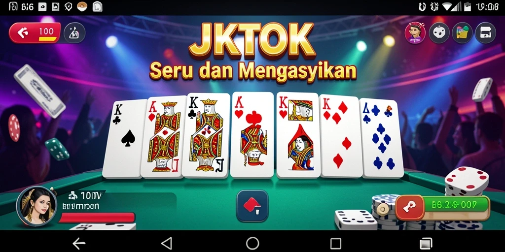 Tampilan gameplay JKTOK yang menarik dan interaktif.