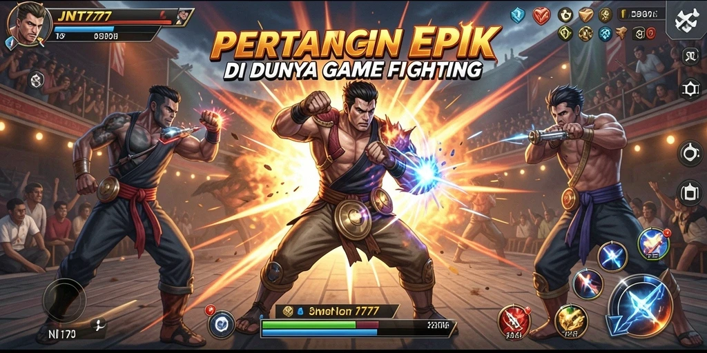 Gameplay seru JNT777 menampilkan pertarungan epik yang memukau.