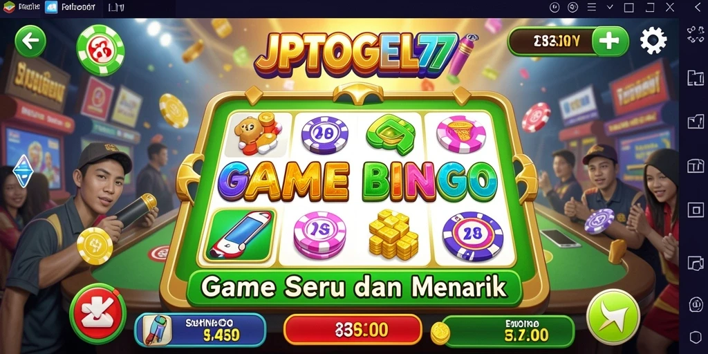 Tampilan gameplay seru dari JPTOGEL77 dengan interaksi pemain yang menarik.