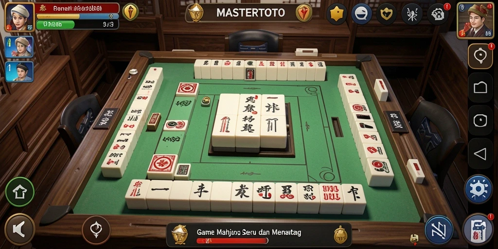 Tampilan dan gameplay menarik khas MASTERTOTO di Mahjong.