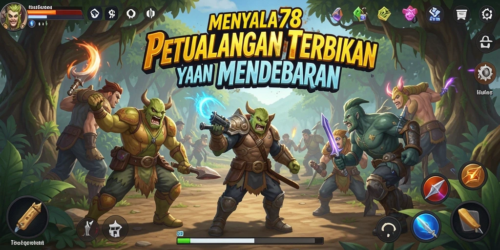 Screenshot gameplay <strong>MENYALA78</strong> menampilkan petualangan yang memukau di dunia terbuka.