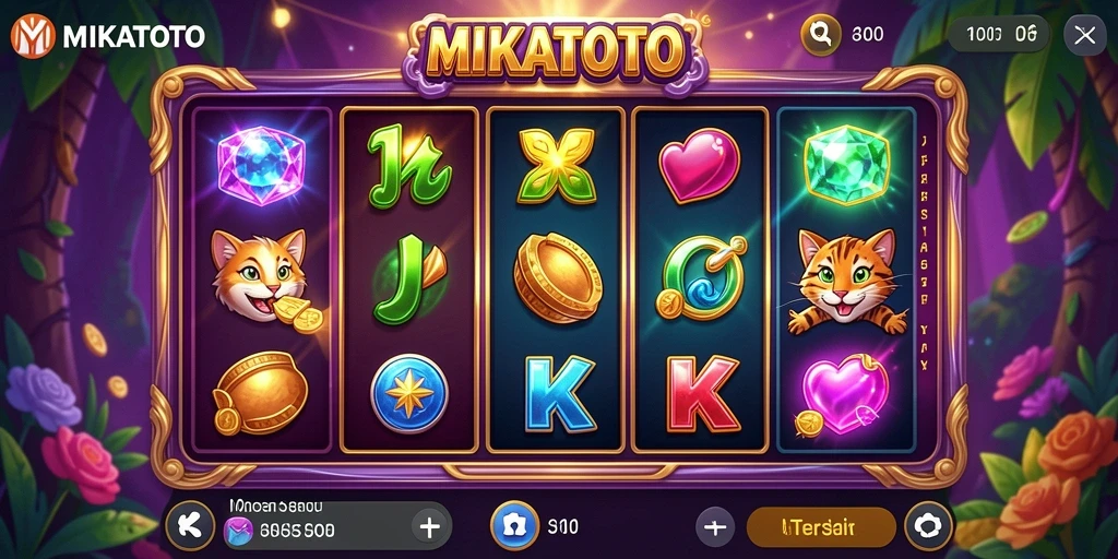 Tampilan menarik dari gameplay MIKATOTO yang penuh warna.