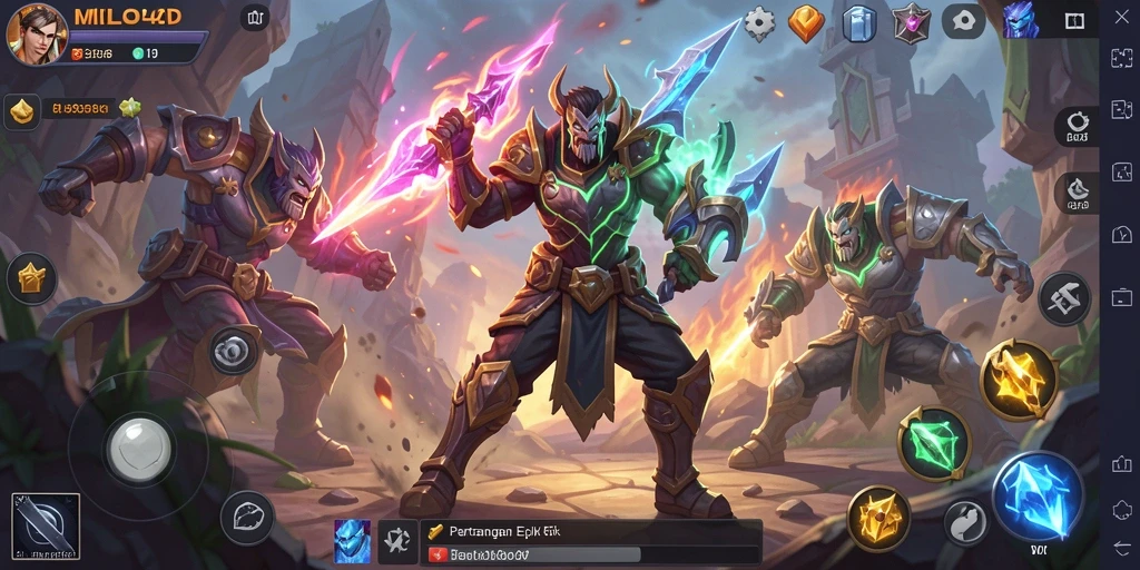 Tampilan menakjubkan dari gameplay ARPG yang mendebarkan.
