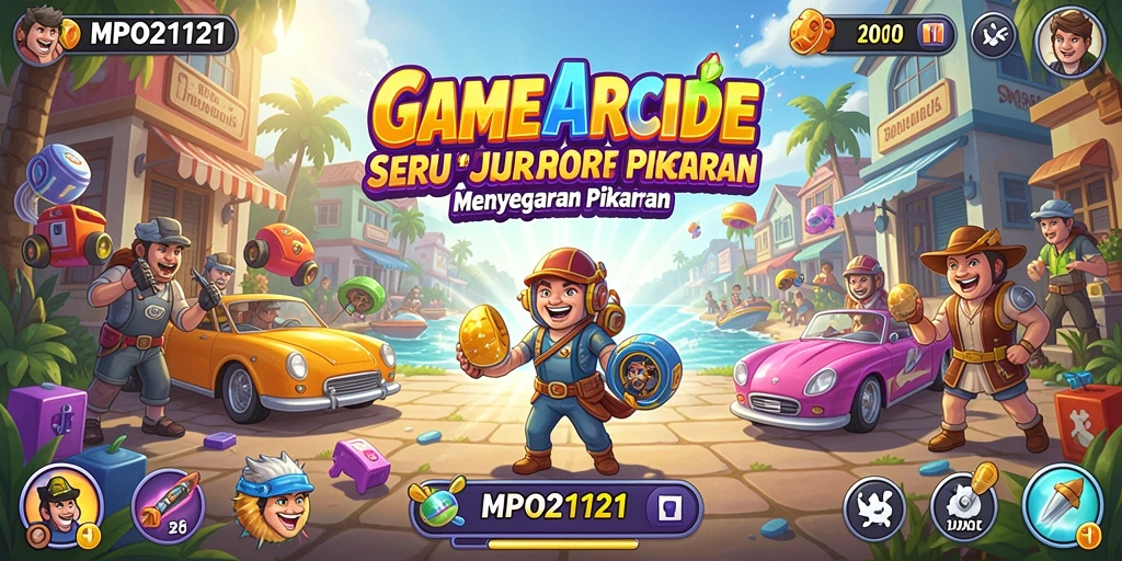 Tampilan gameplay Arcade yang seru dan menantang di MPO2121.